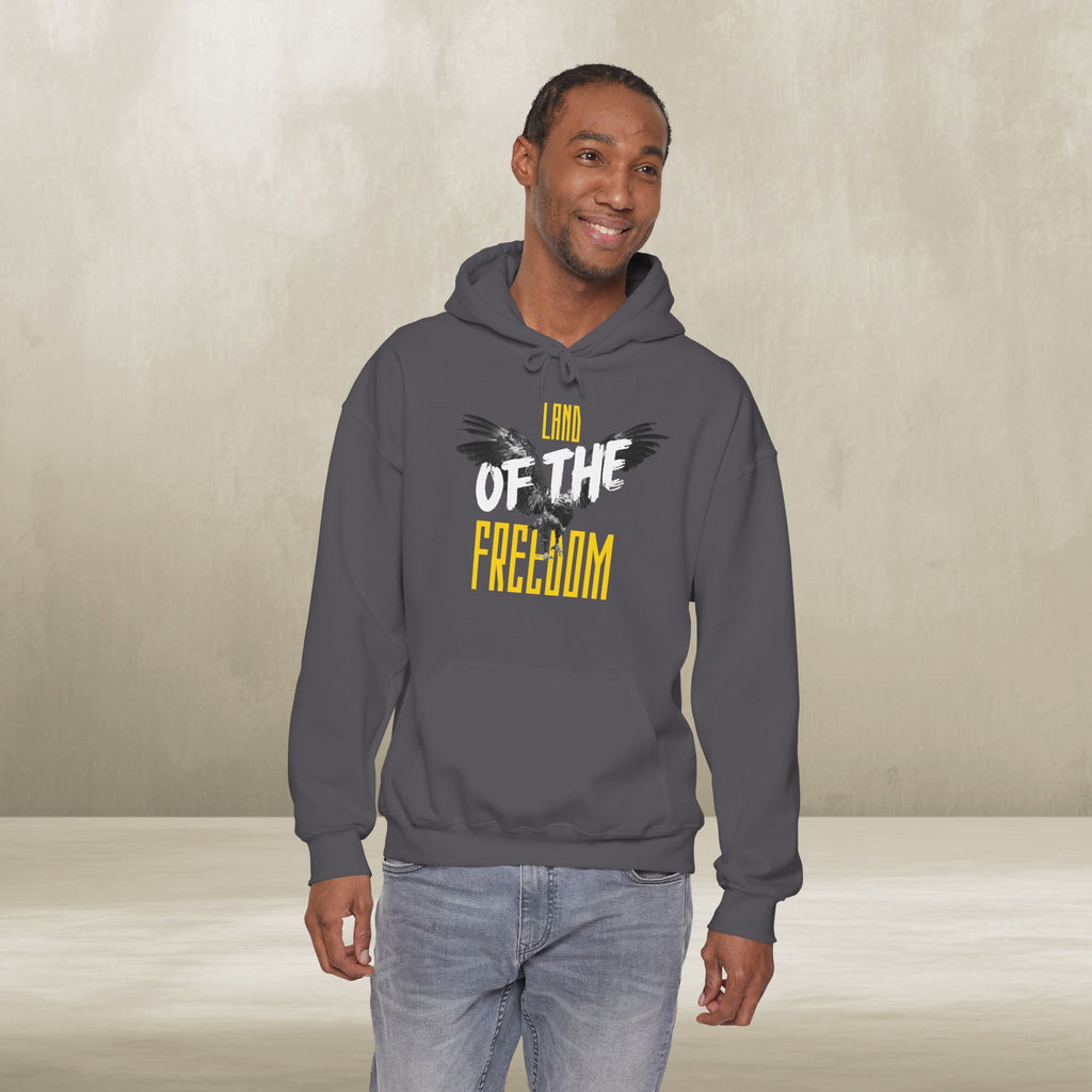Land of the Freedom Patriotic Hoodie – American Pride Pullover