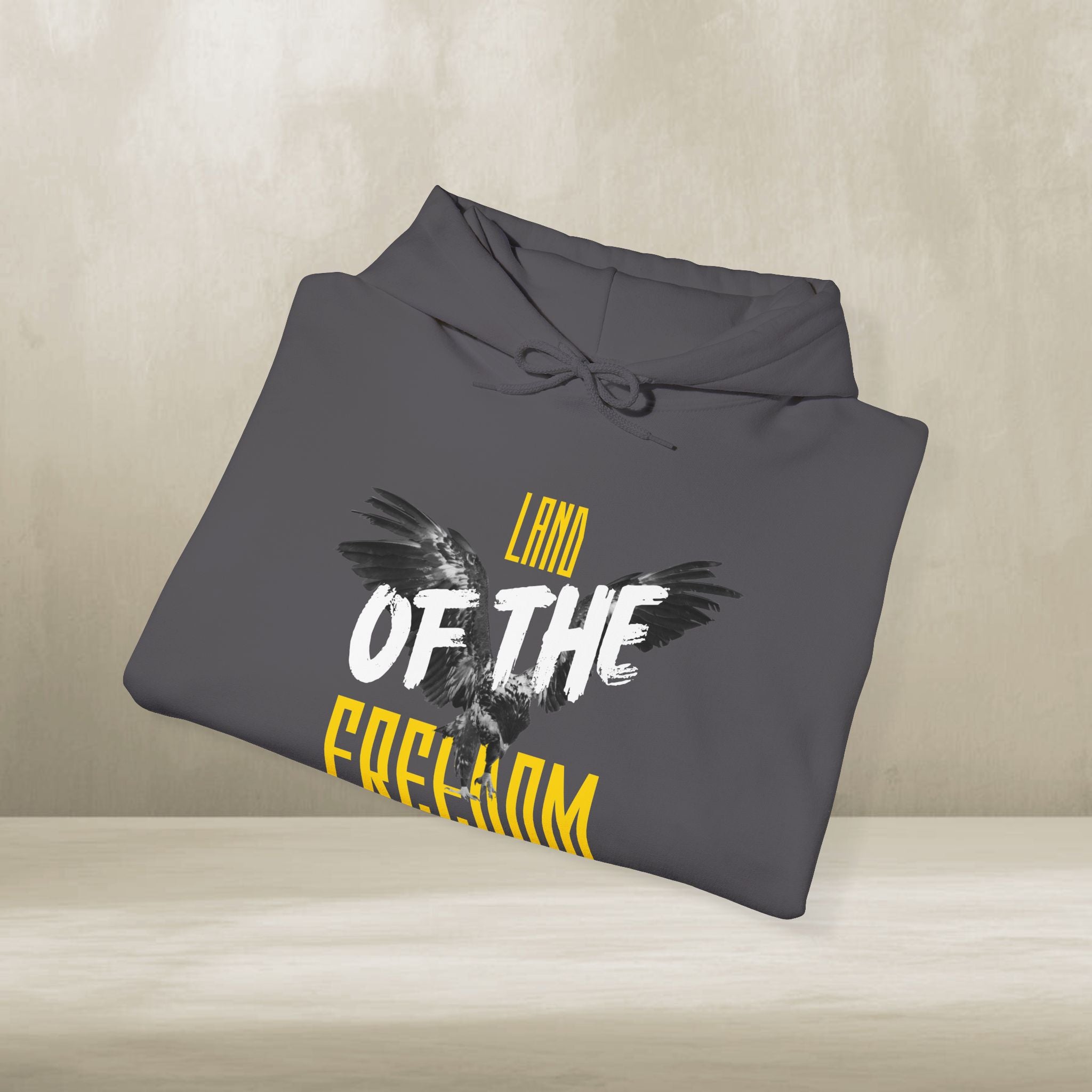 Land of the Freedom Patriotic Hoodie – American Pride Pullover