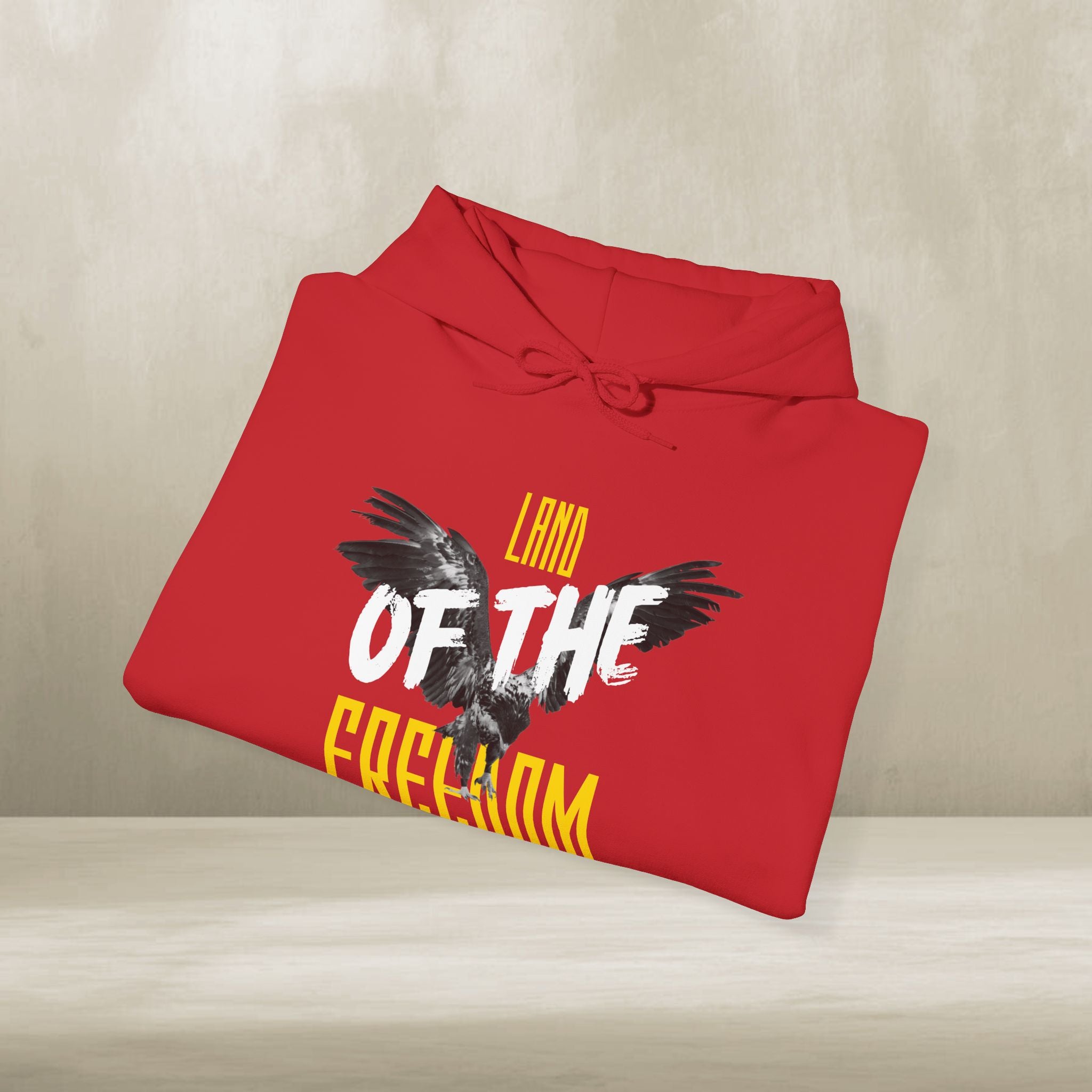 Land of the Freedom Patriotic Hoodie – American Pride Pullover