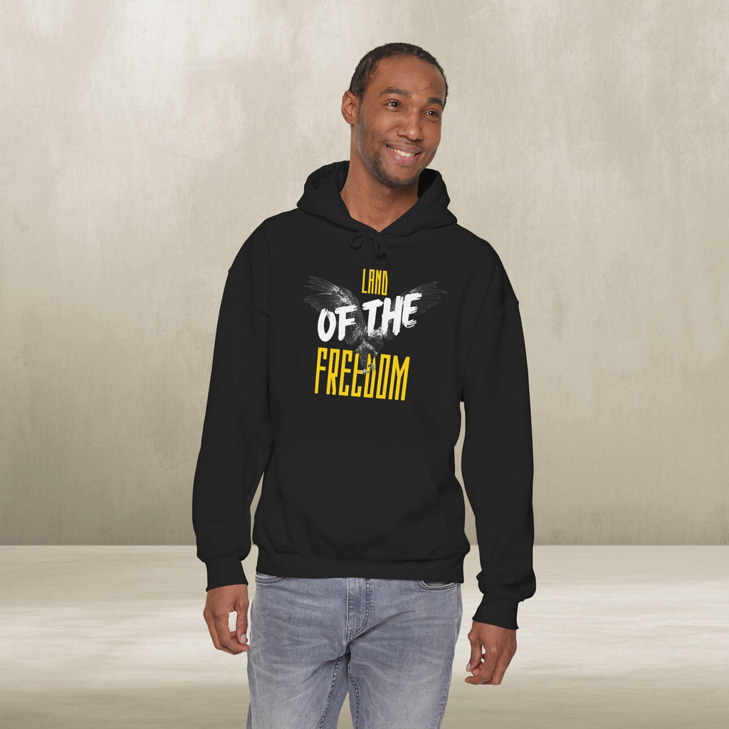 Land of the Freedom Patriotic Hoodie – American Pride Pullover
