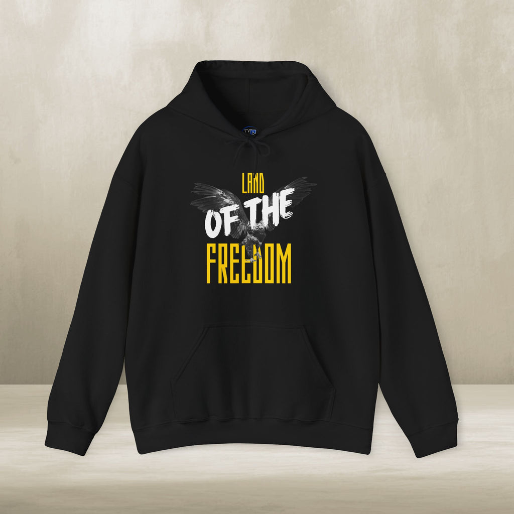Land of the Freedom Patriotic Hoodie – American Pride Pullover
