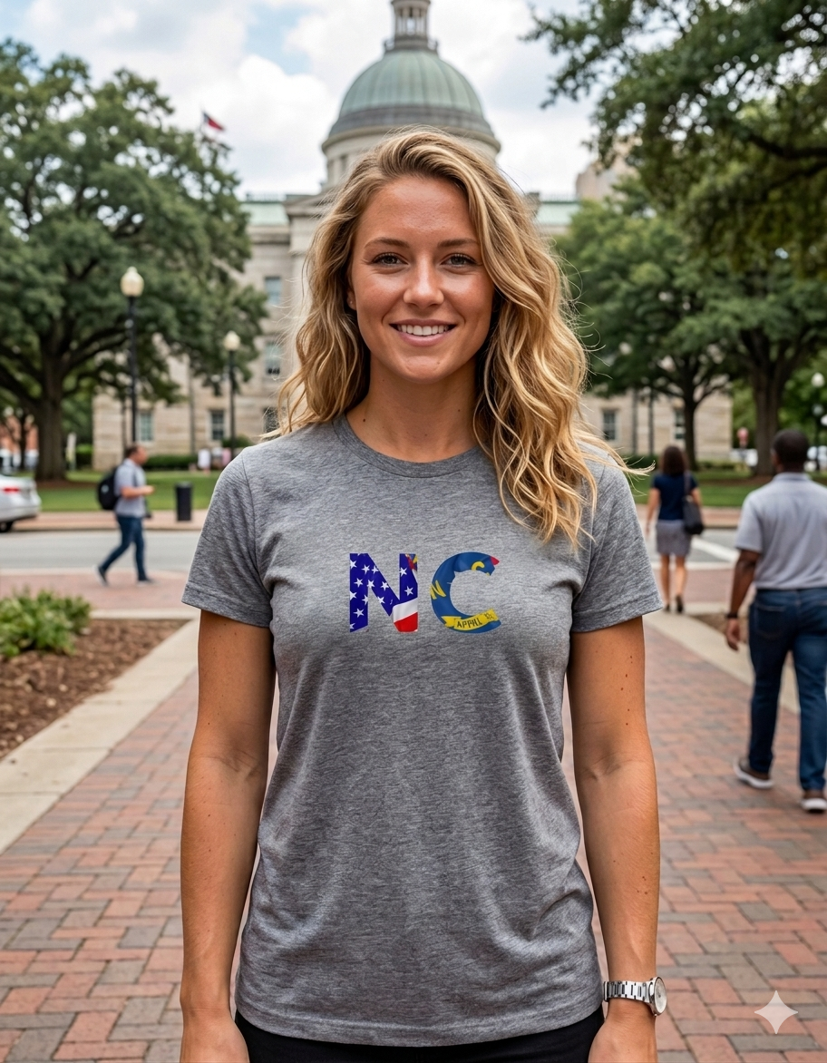 NC Patriots - Classic NC Minimal Logo Tee
