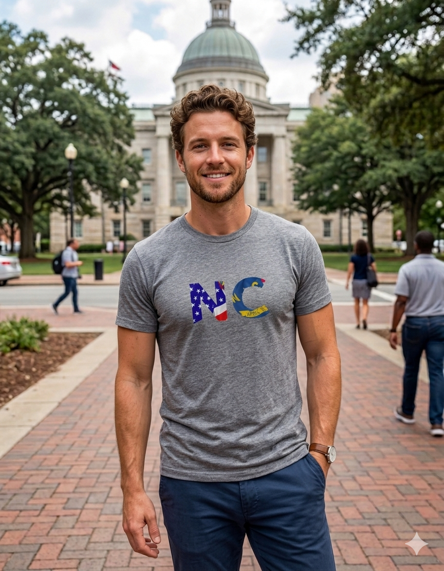 NC Patriots - Classic NC Minimal Logo Tee