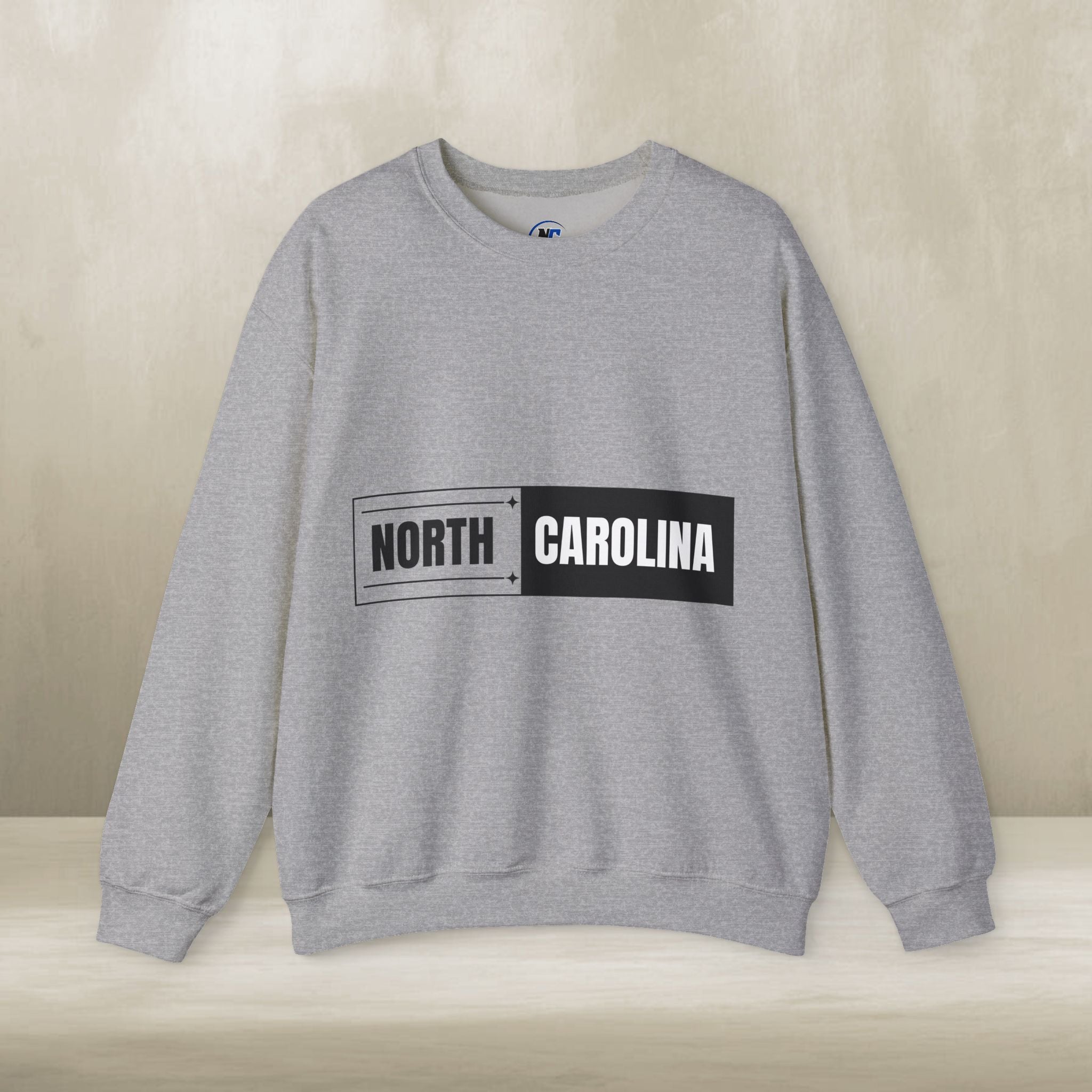 North Carolina Block Crewneck Sweatshirt