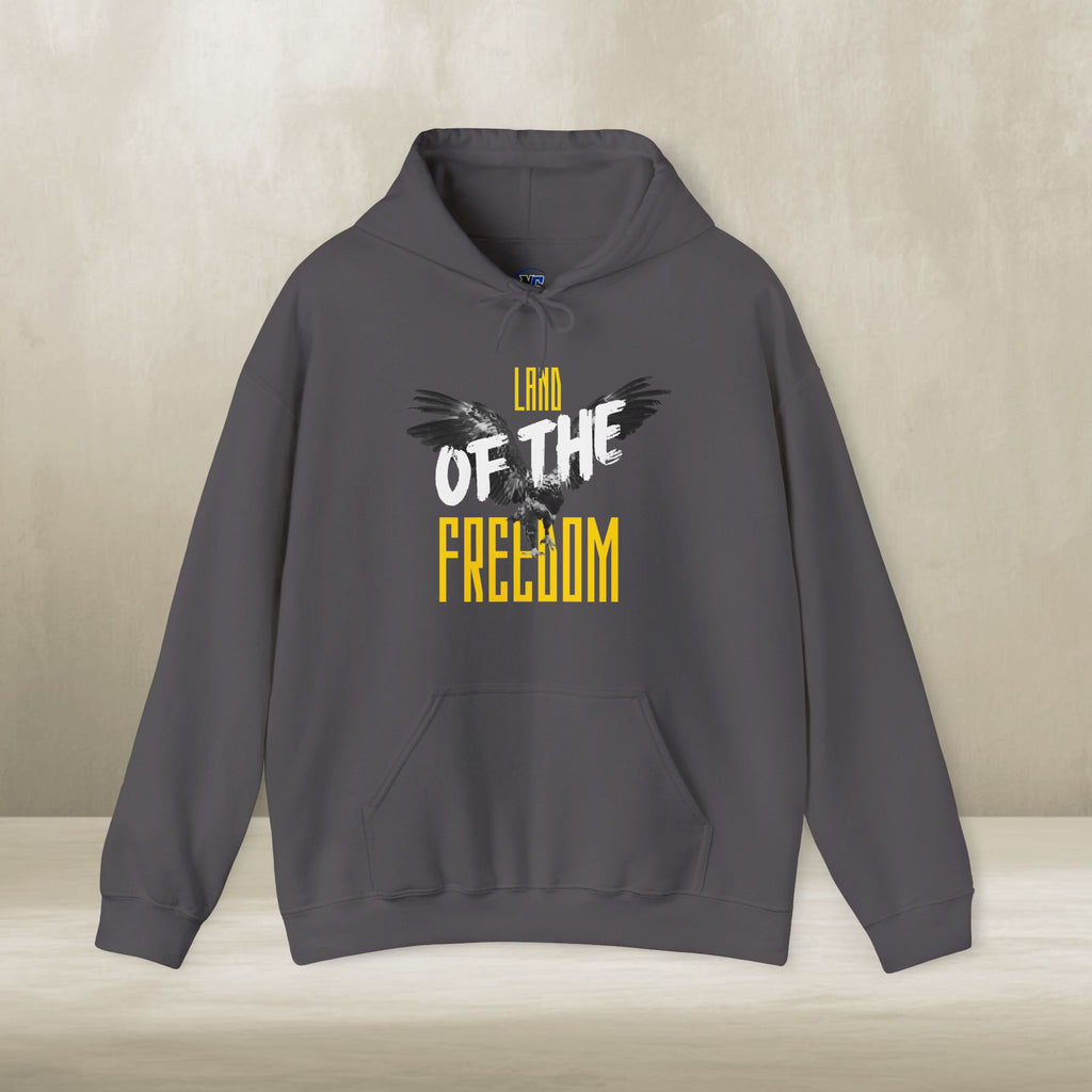 Land of the Freedom Patriotic Hoodie – American Pride Pullover