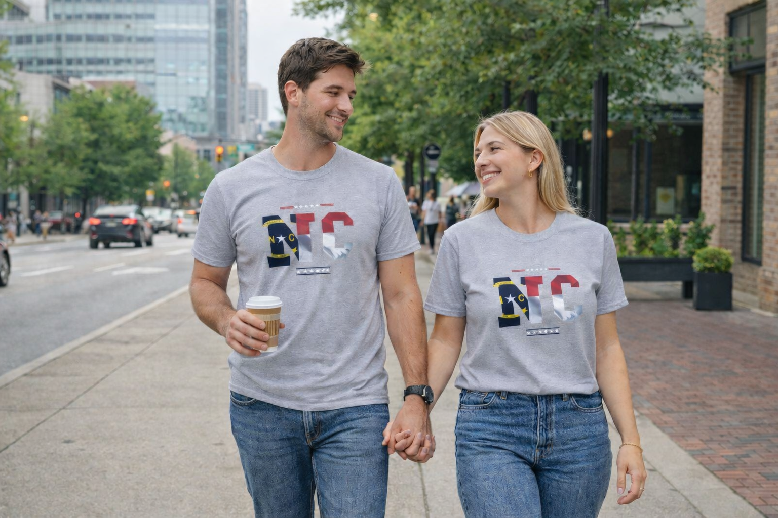 NC Patriots - NC Flag Icon T-Shirt