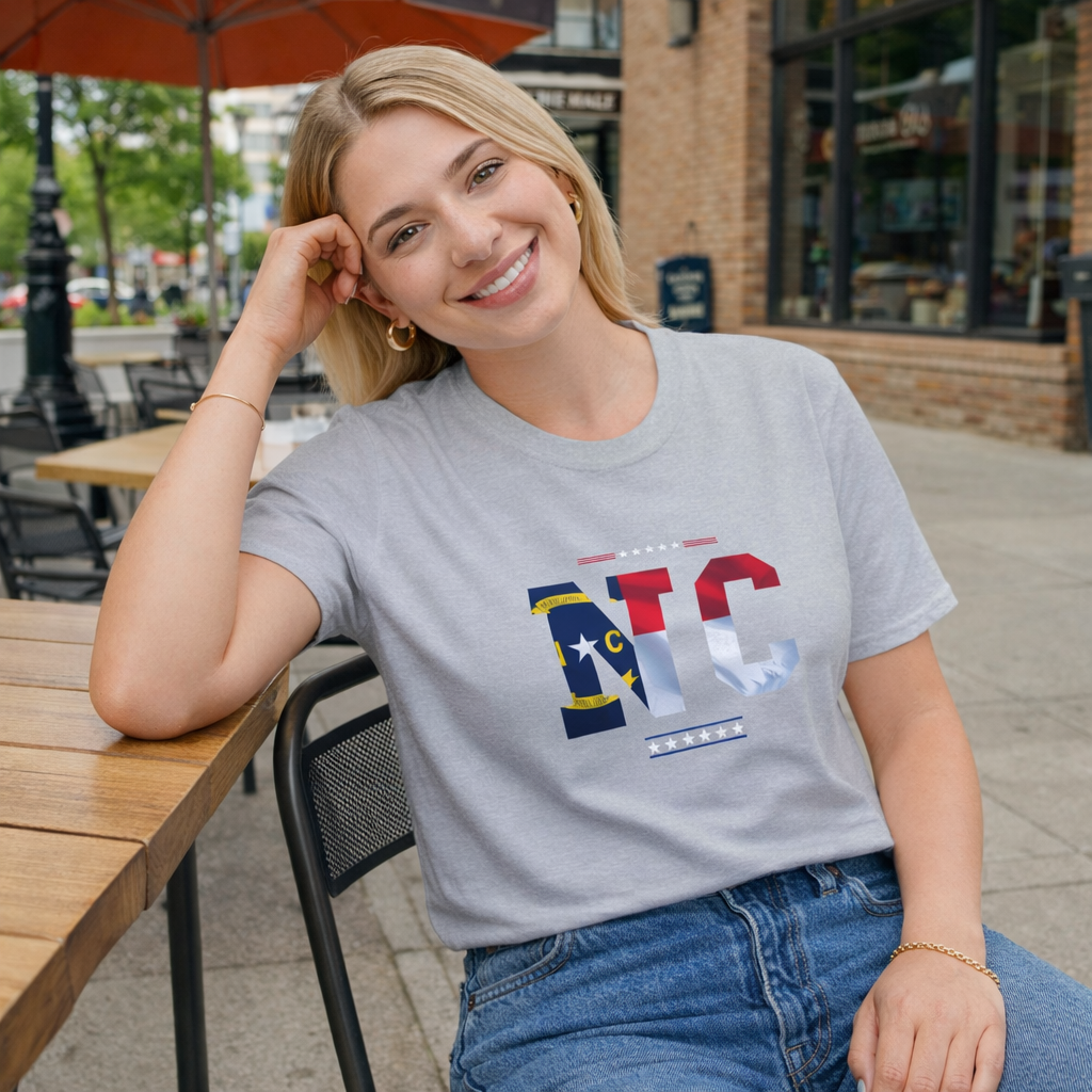 NC Patriots - NC Flag Icon T-Shirt